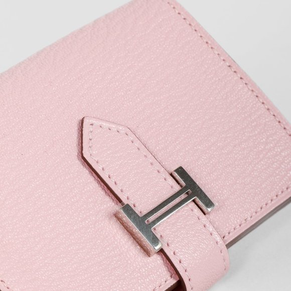 Hermes Rose Sakura Bearn Card Holder - Picture 5 of 8